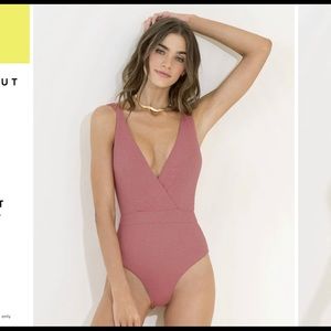 NWT Maaji Watermelon Serenna Plunge One Piece